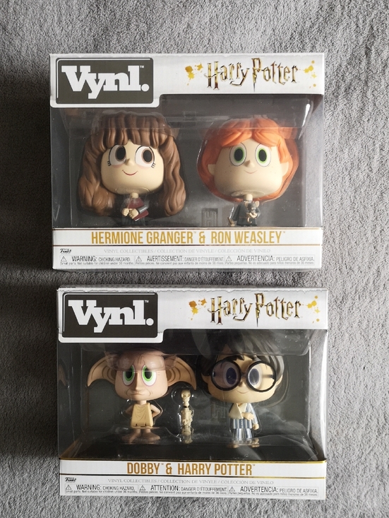 Funko Other - New In Box Set Of Two Harry Potter Vynl Funko Figures Dobby Hermione Ron Harry